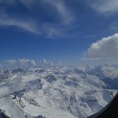 Verortung via Georeferenzierung der Kamera: Aufgenommen in der Nähe von Hinterrhein, Schweiz in 3415 Meter